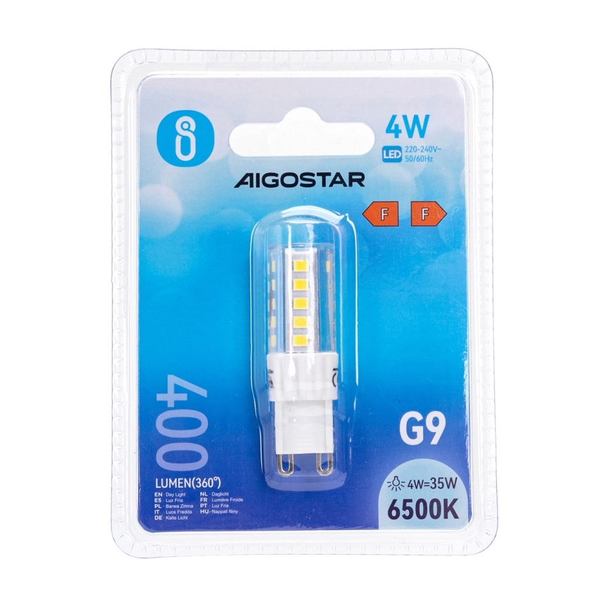 Светодиодная лампочка G9/4W/230V 6500K - Aigostar
