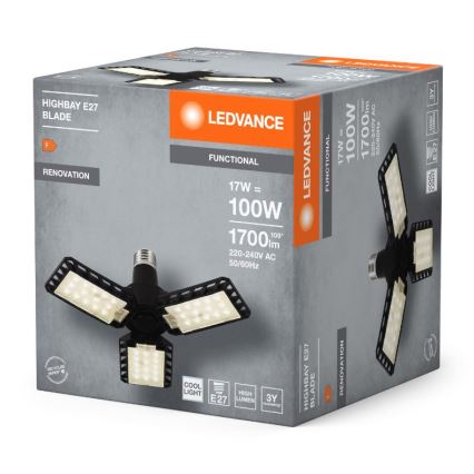 Светодиодная лампочка HIGHBAY E27/17W/230V 4000K - Ledvance