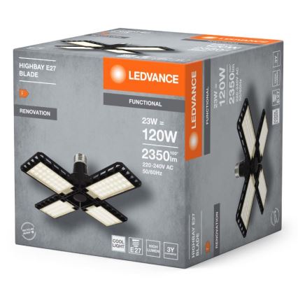 Светодиодная лампочка HIGHBAY E27/23W/230V 4000K - Ledvance