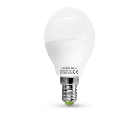 Светодиодная лампочка LEDSTAR G45 E14/7W/230V 3000K