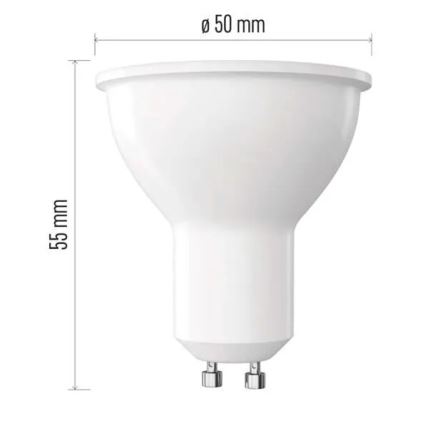 Светодиодная лампочка MR16 GU10/3W/230V 4000K Класс энергоэффективности A