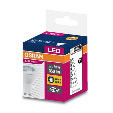 Светодиодная лампочка PAR16 GU10/5W/230V 2700K - Osram