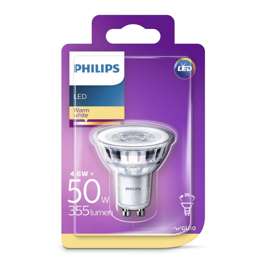 Светодиодная лампочка Philips GU10/4,6W/230V 2700K