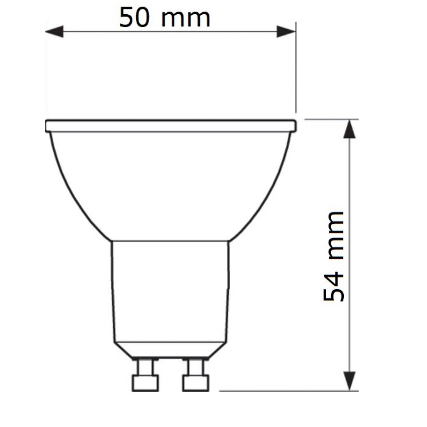 Светодиодная лампочка Philips GU10/6,7W/230V 6500K