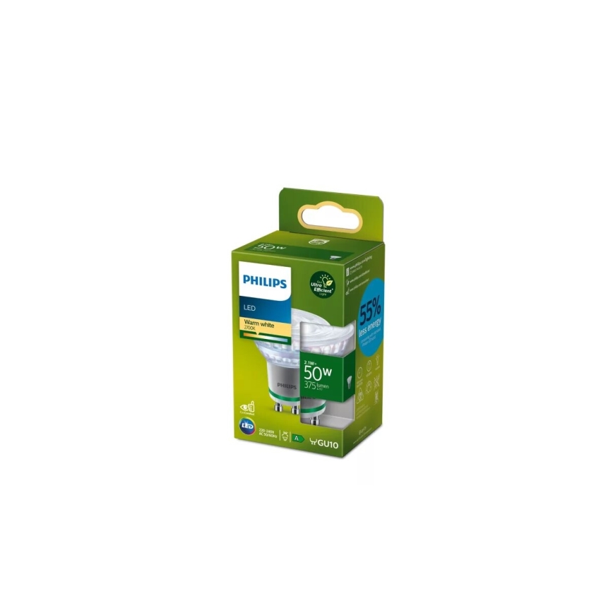Светодиодная лампочка Philips PAR16 GU10/2,1W/230V 2700K