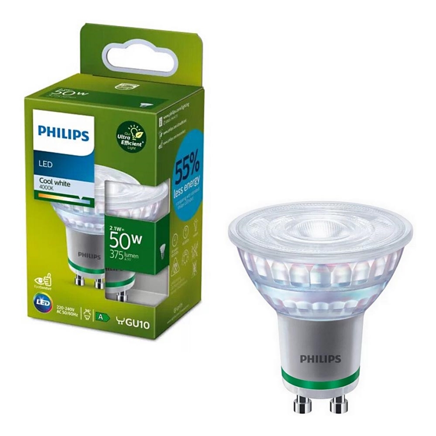Светодиодная лампочка Philips PAR16 GU10/2,1W/230V 4000K