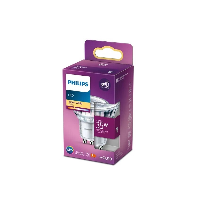 Светодиодная лампочка Philips PAR16 GU10/3,5W/230V 2700K