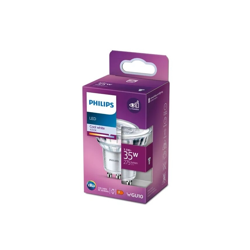 Светодиодная лампочка Philips PAR16 GU10/3,5W/230V 4000K