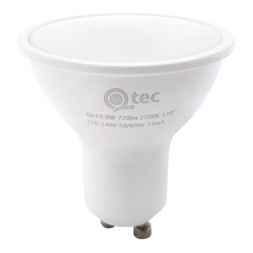 Светодиодная лампочка Qtec GU10/8W/230V 2700K