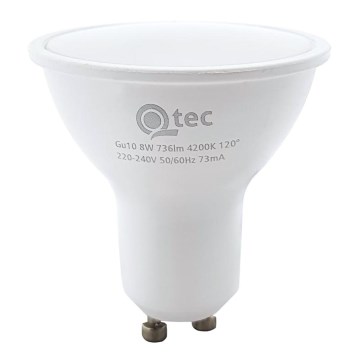 Светодиодная лампочка Qtec GU10/8W/230V 4200K