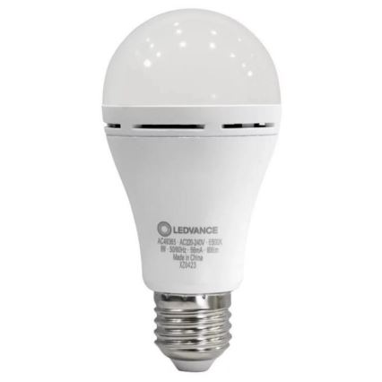 Светодиодная лампочка RECHARGEABLE A60 E27/8W/230V 6500K - Ledvance
