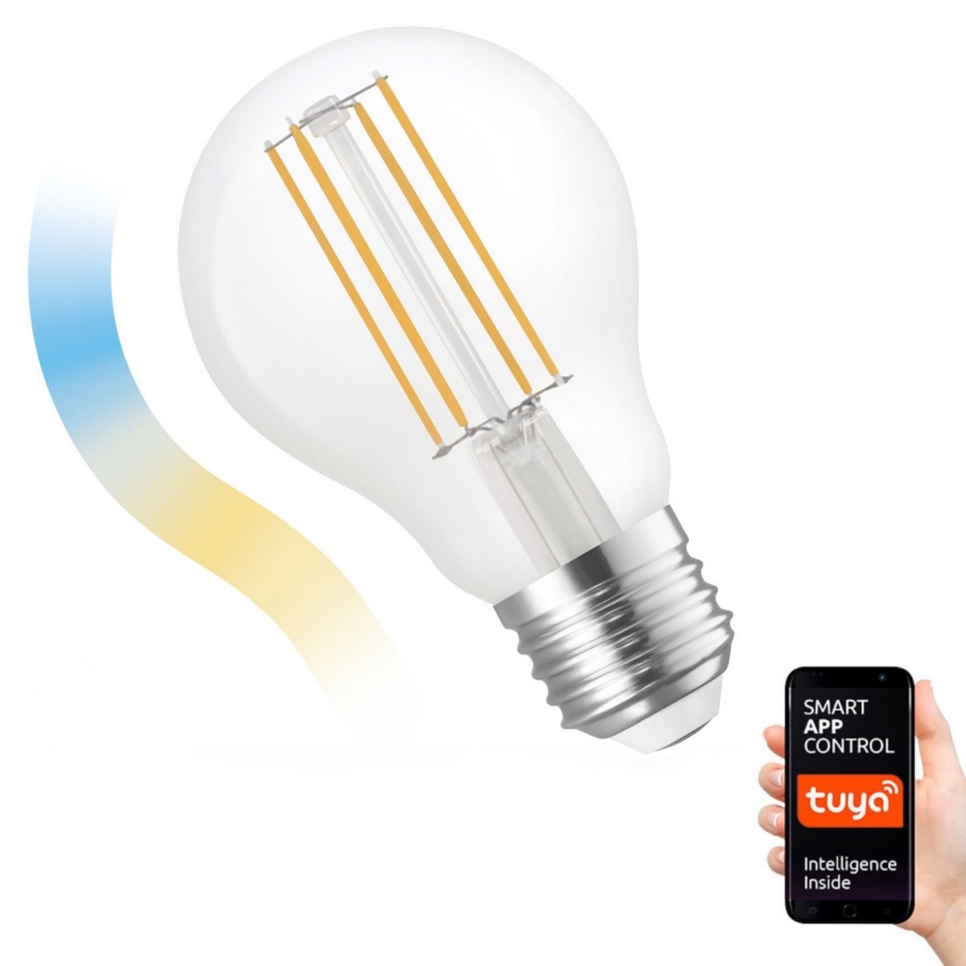 Светодиодная лампочка с регулированием яркости A60 E27/5W/230V 2700-6500K Wi-Fi Tuya