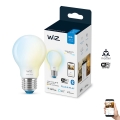 Светодиодная лампочка с регулированием яркости A60 E27/7W/230V 2700-6500K CRI 90 Wi-Fi - WiZ