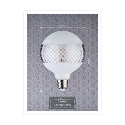 Светодиодная лампочка с регулированием яркости CLASSIC G125 E27/4,5W/230V 2600K - Paulmann 28742