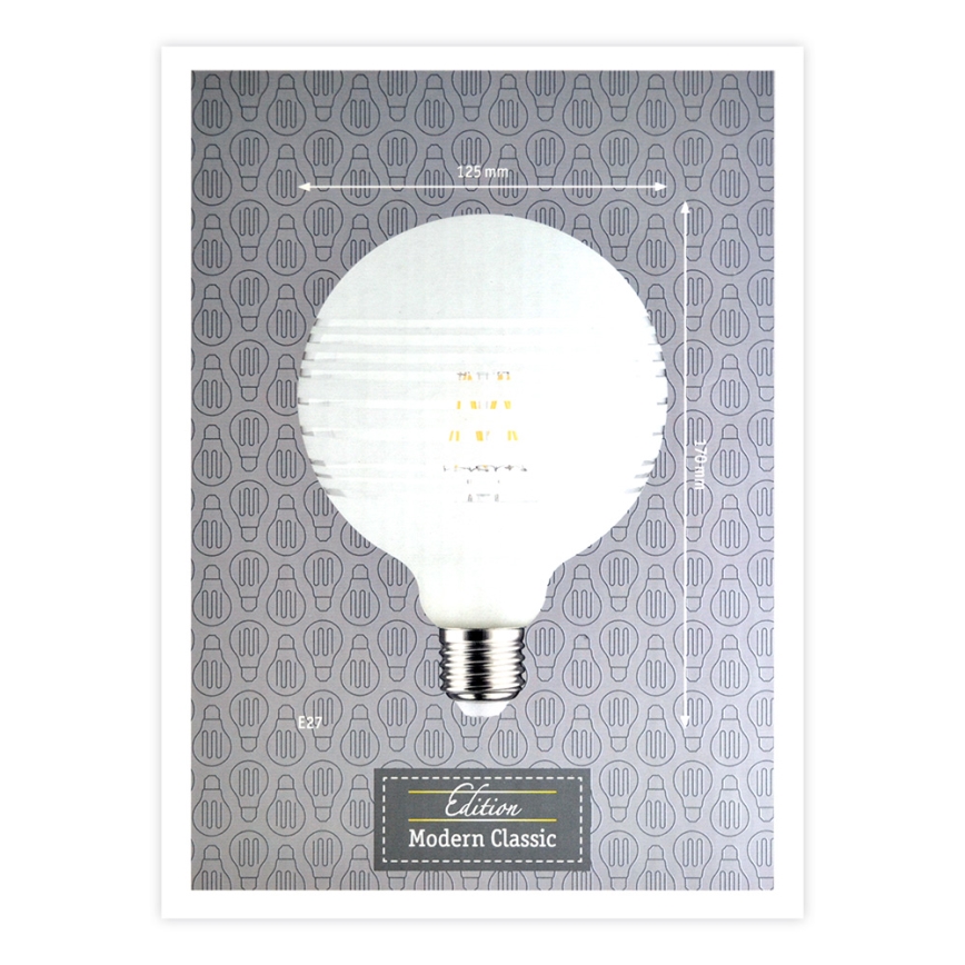 Светодиодная лампочка с регулированием яркости CLASSIC G125 E27/4,5W/230V 2600K - Paulmann 28744