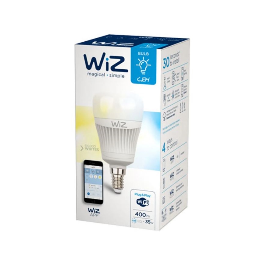 Светодиодная лампочка с регулированием яркости E14/6,5W/230V 2700-6500K Wi-Fi - WiZ
