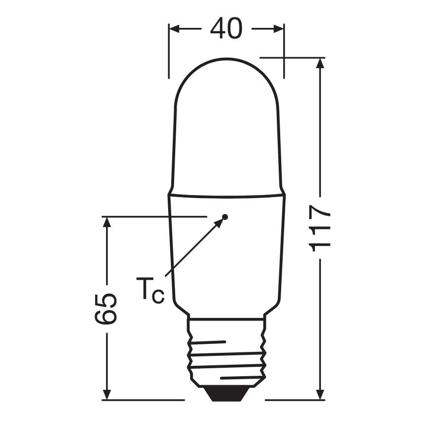 Светодиодная лампочка с регулированием яркости E27/11W/230V 6500K CRI 90 - Osram