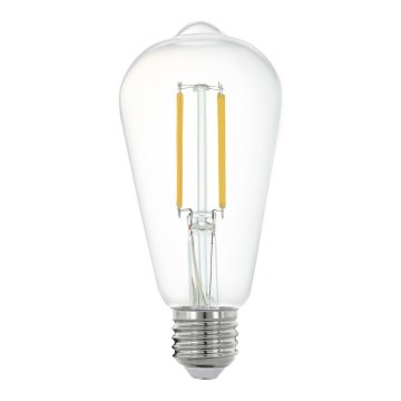 Светодиодная лампочка с регулированием яркости E27/6W/230V 2700K - Eglo