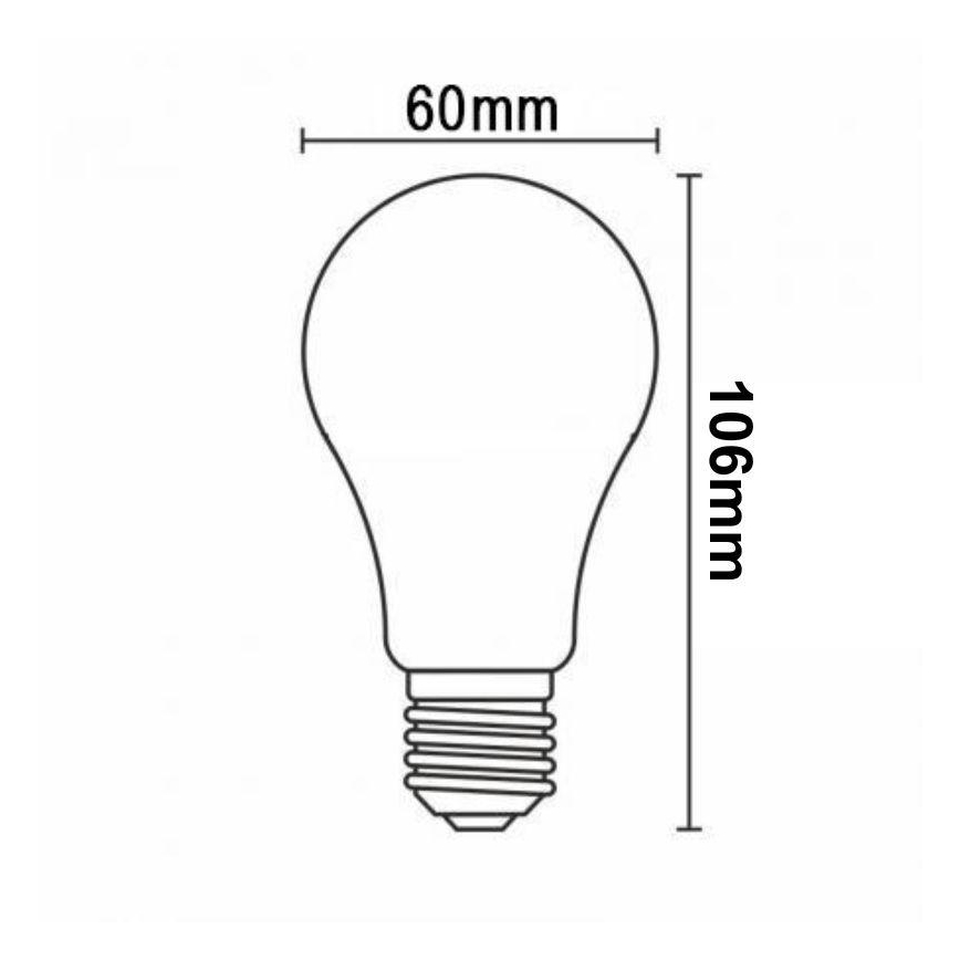 Светодиодная лампочка с регулированием яркости FILAMENT A60 E27/11W/230V 3000K