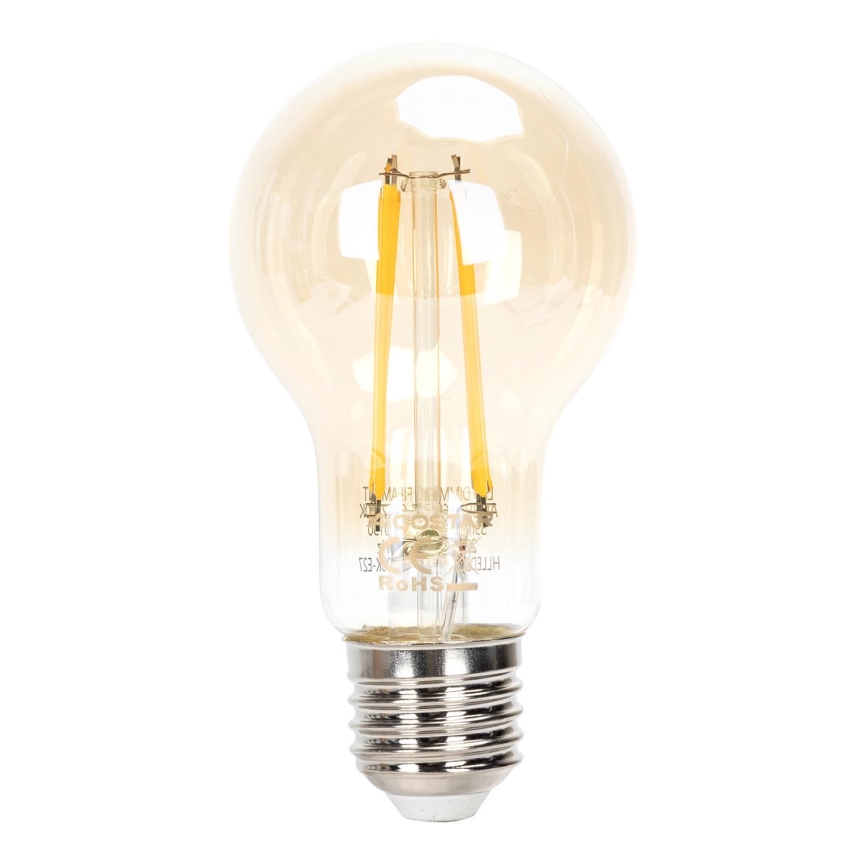 Светодиодная лампочка с регулированием яркости FILAMENT A60 E27/6W/230V 2200K - Aigostar