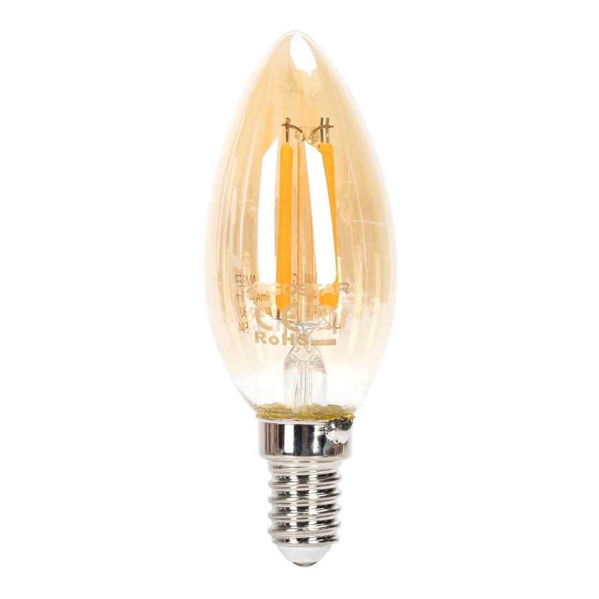 Светодиодная лампочка с регулированием яркости FILAMENT C35 E14/4W/230V 2200K - Aigostar