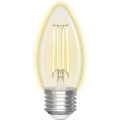 Светодиодная лампочка с регулированием яркости FILAMENT C35 E27/4,5W/230V 2700-6500K Wi-Fi - Aigostar