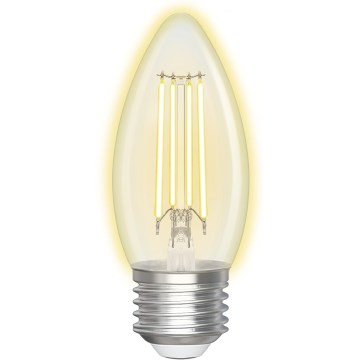Светодиодная лампочка с регулированием яркости FILAMENT C35 E27/4,5W/230V 2700-6500K Wi-Fi - Aigostar