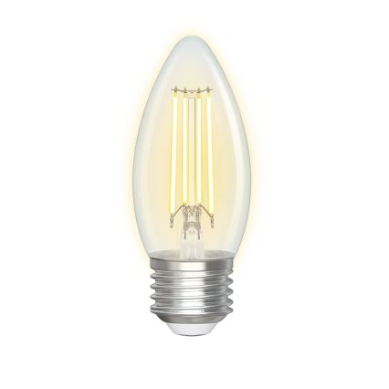 Светодиодная лампочка с регулированием яркости FILAMENT C35 E27/4,5W/230V 2700-6500K Wi-Fi - Aigostar