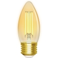 Светодиодная лампочка с регулированием яркости FILAMENT C35 E27/4,5W/230V 2700-6500K Wi-Fi - Aigostar