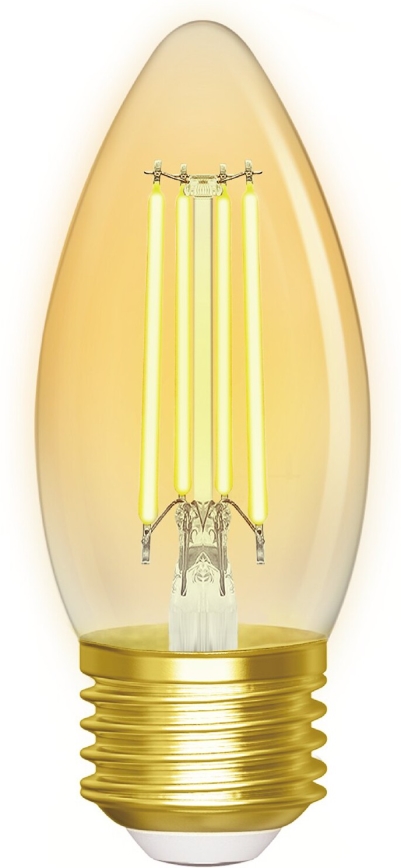 Светодиодная лампочка с регулированием яркости FILAMENT C35 E27/4,5W/230V 2700-6500K Wi-Fi - Aigostar