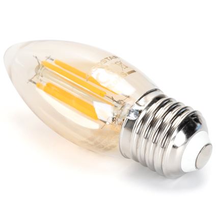 Светодиодная лампочка с регулированием яркости FILAMENT C35 E27/4W/230V 2200K - Aigostar