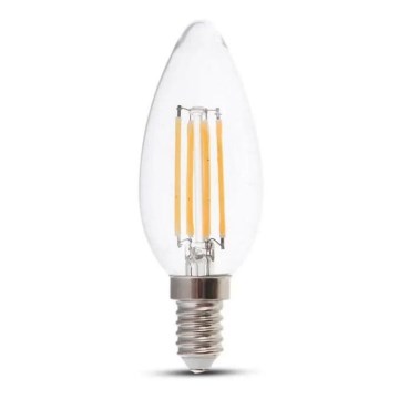 Светодиодная лампочка с регулированием яркости FILAMENT E14/4W/230V 3000K