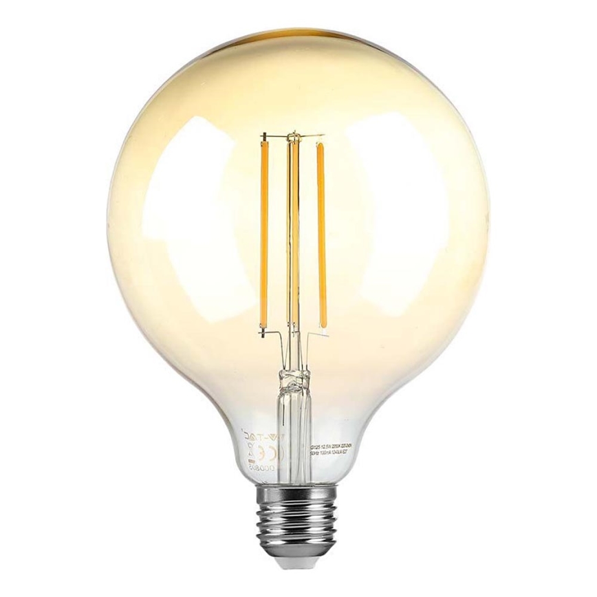 Светодиодная лампочка с регулированием яркости FILAMENT G125 E27/8W/230V 2200K