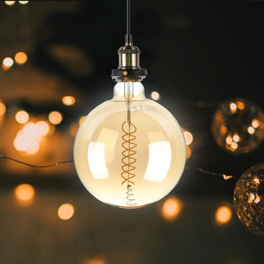 Светодиодная лампочка с регулированием яркости FILAMENT G200 E27/8W/230V 1800K