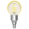 Светодиодная лампочка с регулированием яркости FILAMENT G45 E14/4,5W/230V 2700-6500K Wi-Fi - Aigostar
