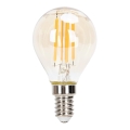 Светодиодная лампочка с регулированием яркости FILAMENT G45 E14/4W/230V 2200K - Aigostar