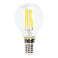 Светодиодная лампочка с регулированием яркости FILAMENT G45 E14/4W/230V 6500K - Aigostar