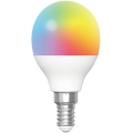 Светодиодная лампочка с регулированием яркости FILAMENT G45 E14/6,5W/230V 2700-6500K Wi-Fi - Aigostar