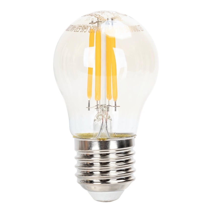 Светодиодная лампочка с регулированием яркости FILAMENT G45 E27/4W/230V 2200K - Aigostar