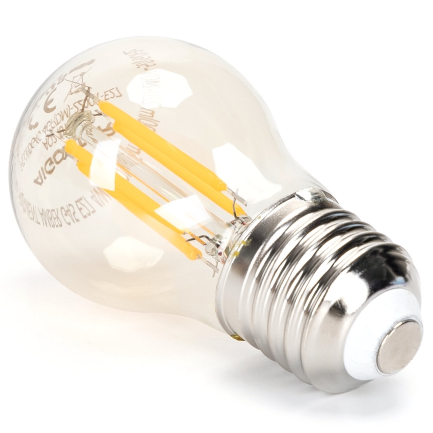 Светодиодная лампочка с регулированием яркости FILAMENT G45 E27/4W/230V 2200K - Aigostar