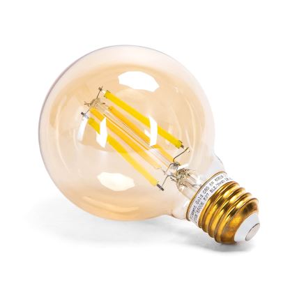 Светодиодная лампочка с регулированием яркости FILAMENT MESH Smart G80 E27/6W/230V 2700-6500K - Aigostar