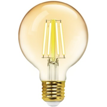 Светодиодная лампочка с регулированием яркости FILAMENT G80 E27/6W/230V 2700-6500K Wi-Fi - Aigostar