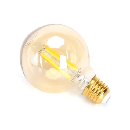Светодиодная лампочка с регулированием яркости FILAMENT G80 E27/6W/230V 2700-6500K Wi-Fi - Aigostar