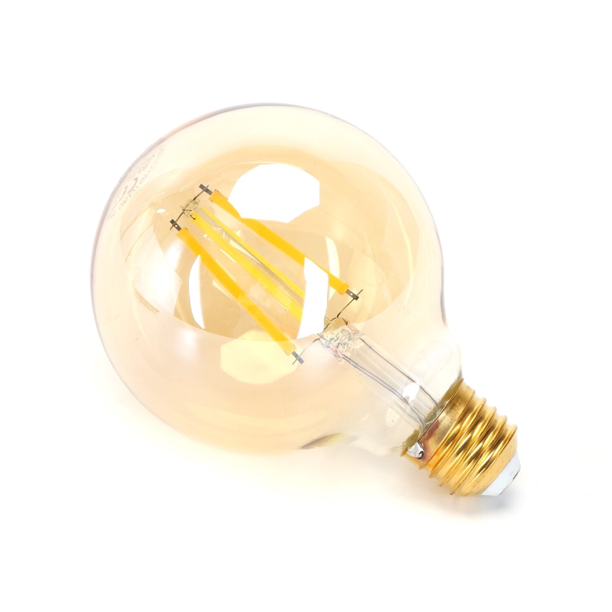 Светодиодная лампочка с регулированием яркости FILAMENT G95 E27/6W/230V 2700-6500K Wi-Fi - Aigostar