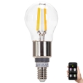 Светодиодная лампочка с регулированием яркости FILAMENT MESH Smart G45 E14/4,5W/230V 2700-6500K - Aigostar