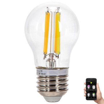 Светодиодная лампочка с регулированием яркости FILAMENT MESH Smart G45 E27/4,5W/230V 2700-6500K - Aigostar