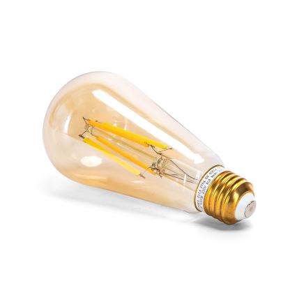 Светодиодная лампочка с регулированием яркости FILAMENT MESH Smart ST64 E27/6W/230V 2700-6500K - Aigostar