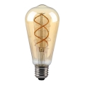 Светодиодная лампочка с регулированием яркости FILAMENT ST64 E27/4,8W/230V 1800K