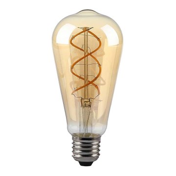 Светодиодная лампочка с регулированием яркости FILAMENT ST64 E27/4,8W/230V 1800K