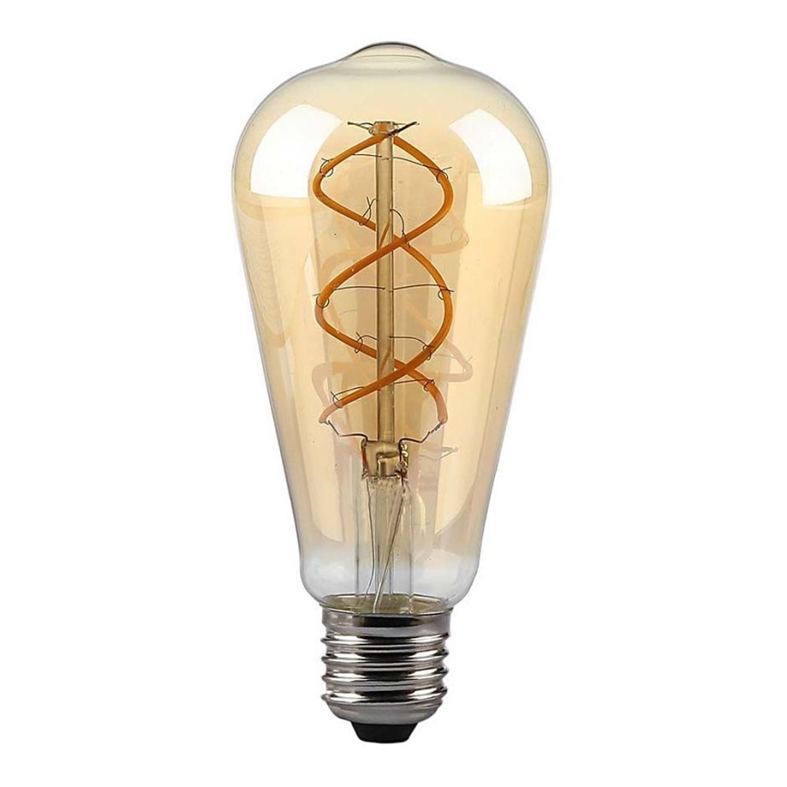 Светодиодная лампочка с регулированием яркости FILAMENT ST64 E27/4,8W/230V 1800K
